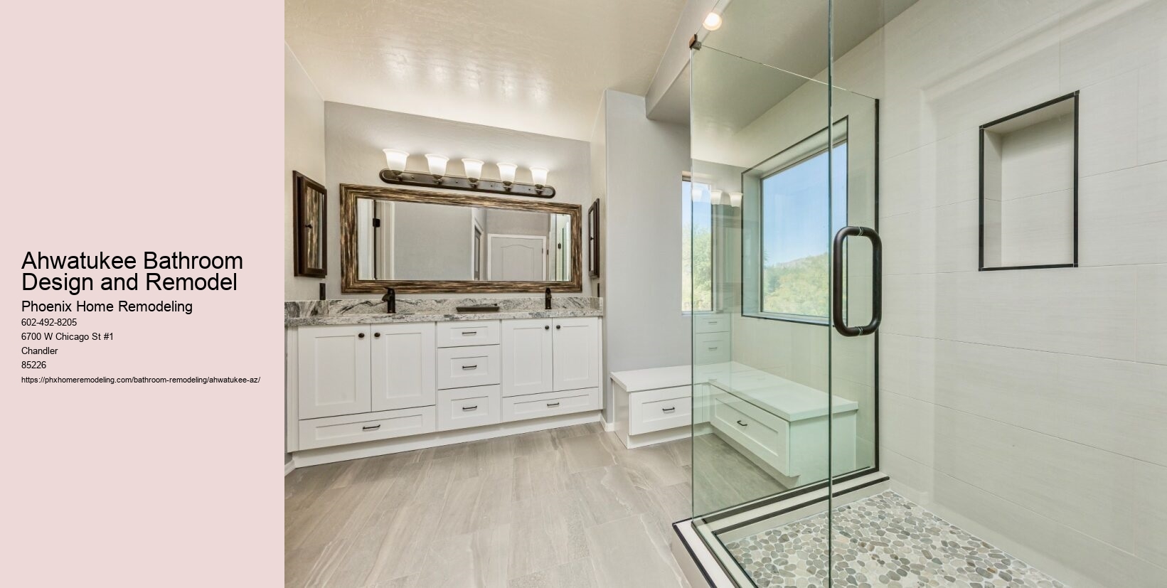 Ahwatukee Bathroom Design and Remodel