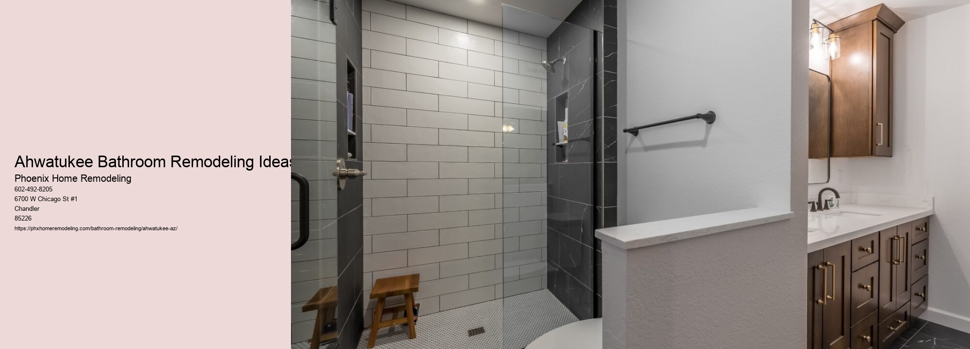 Ahwatukee Bathroom Remodeling Ideas