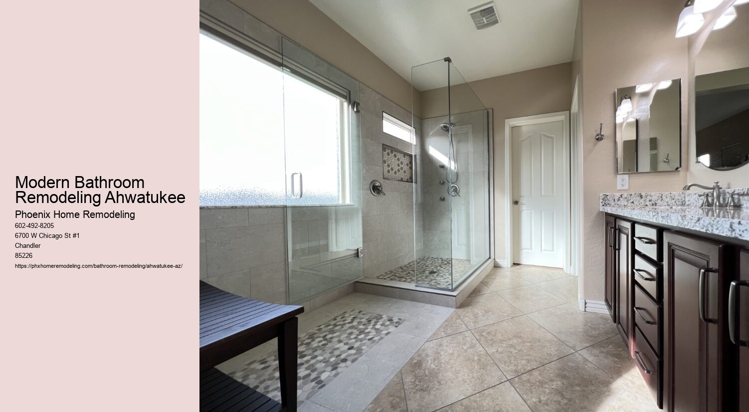 Modern Bathroom Remodeling Ahwatukee