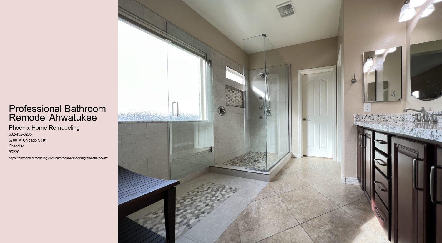 Professional Bathroom Remodel Ahwatukee